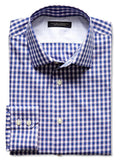 Slim fit non-iron gingham shirt
