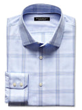 Slim fit non-iron multi-plaid shirt